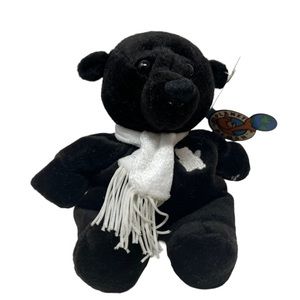Planet Plush  1999 Otto Detroit Bear Sally Winey Black Stuffed Animal Plush